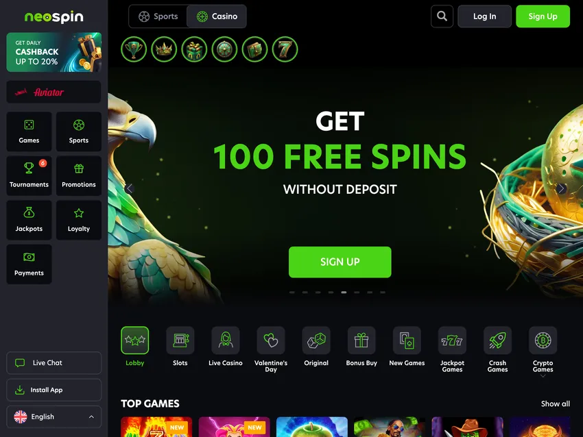 Neospin Casino Review